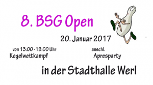 8. BSG Open 2017 - Anstaltsmeister gesucht...